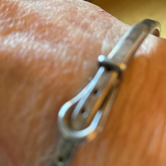 Jewelry - buckle bracelet vintage 925 sterling silver with other marks noted Mexico C11